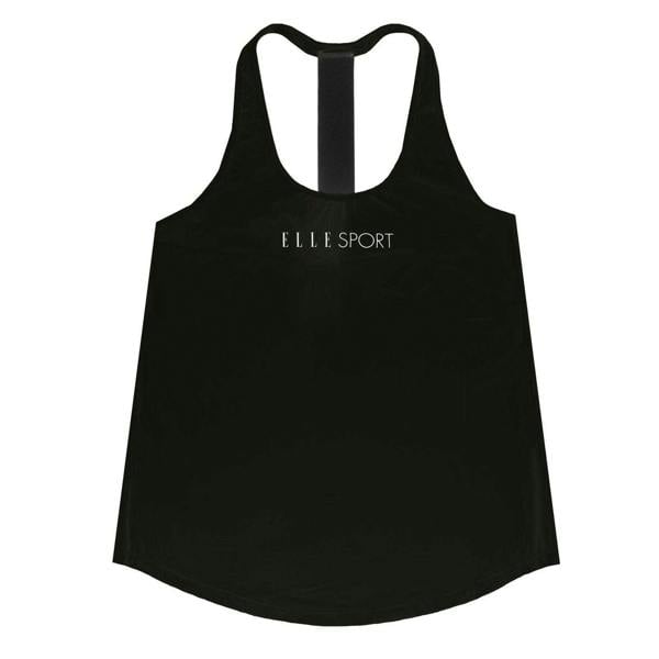 Elle Womens/Ladies Signature Polyester Vest Top - Black - 