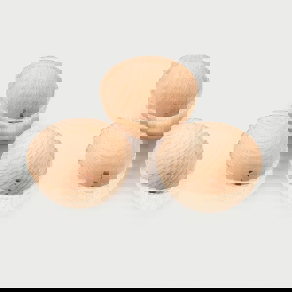 tickit Natural Wooden Bowls