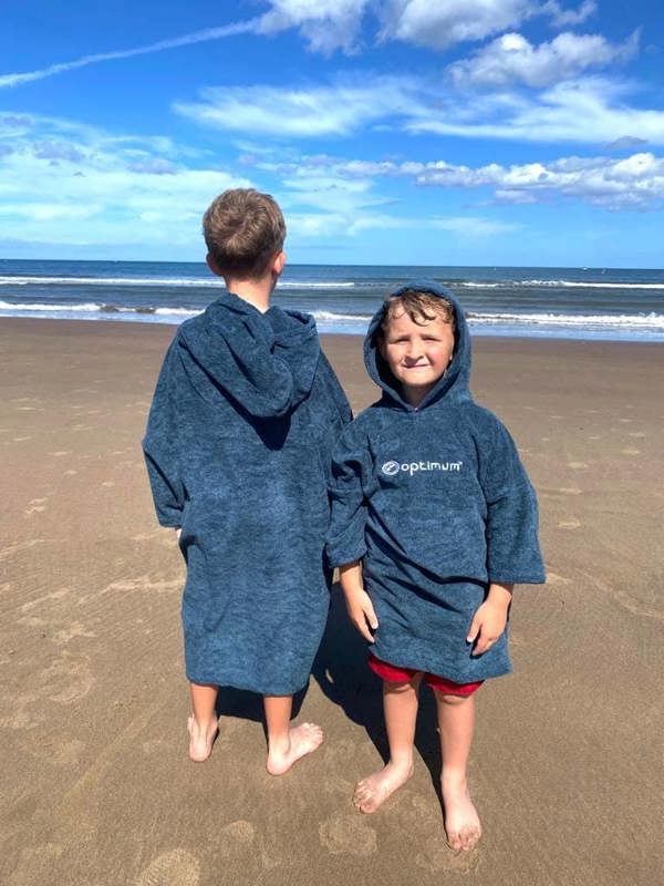 Drywrap Hooded Towel Robe – Beach Changing Poncho - Optimum