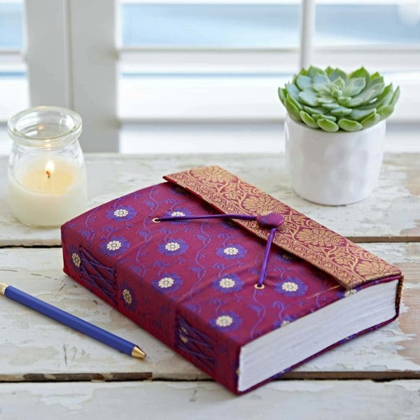 Paper High Large Sari Fabric Journal