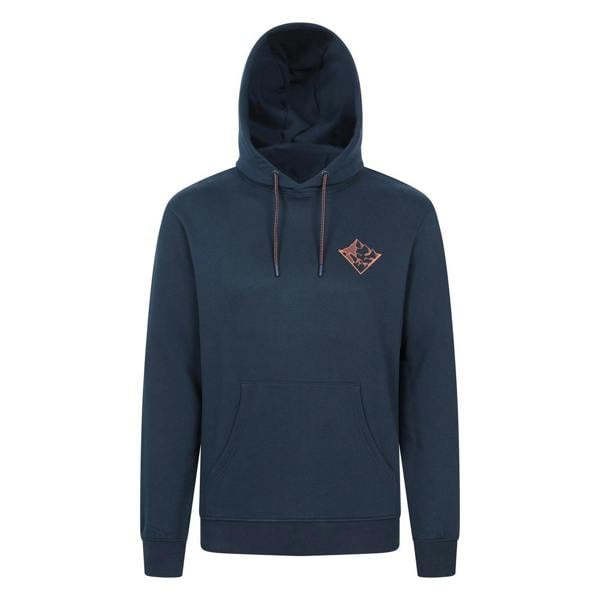 Mountain Warehouse Mens 3 Peaks Mountain Hoodie - Navy - 
