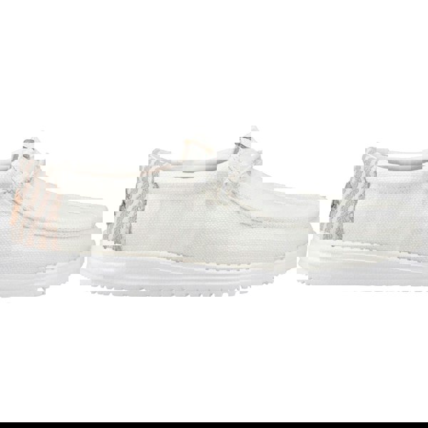 HEYDUDE Wally Resort Polyester Blend Men's White/Multi Moccasins Shoes