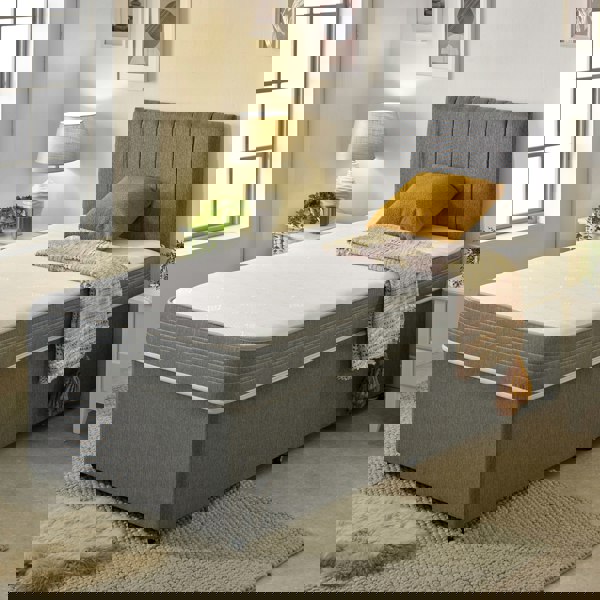 eXtreme Comfort Sirocco Airflow Grey 18cms Deep Hybrid Spring & Memory Fibre Mattress