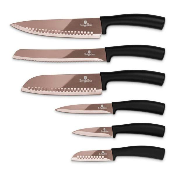 6-Piece Knife Set Berlinger Haus BH2648 Rose Gold