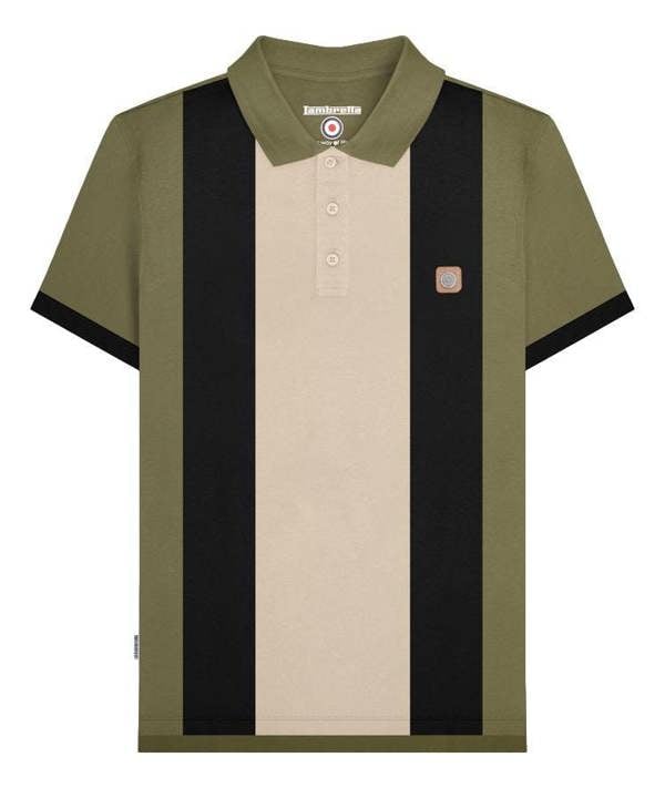 Lambretta Mens Classic Vintage Retro Mod Ska Casual Polo Shirt