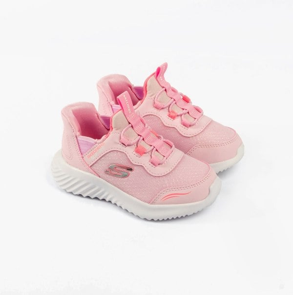 Skechers BOUNDER - SIMPLE CUTE Girls Trainers Light Pink