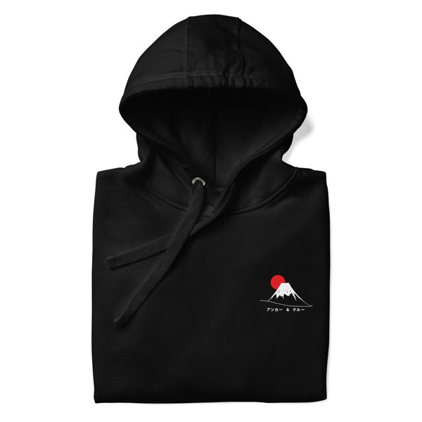 ANCHOR & CREW Mount Fuji Landmark Cotton Blend Hoodie