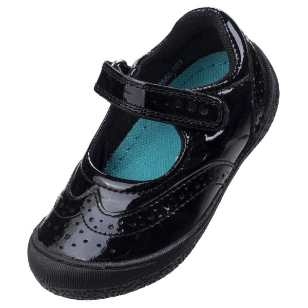 Hush Puppies Rina Junior Patent Leather Girls's Patent Black Shoes