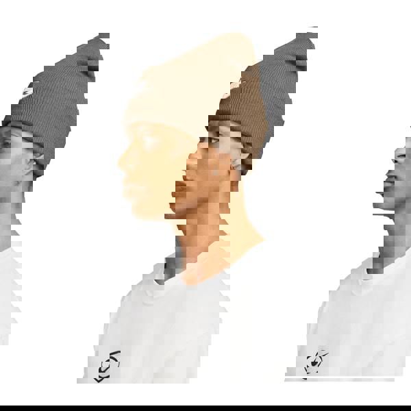 Nike Unisex Adult Futura Peak Beanie - Mosswood brown/White - 