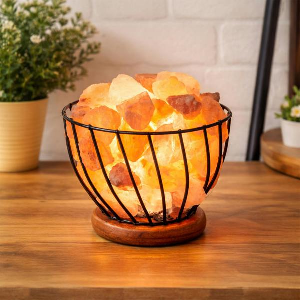 Dragodirect Himalayan Rock Salt Lamp 2KG Natural Crystal Bedside Night Light