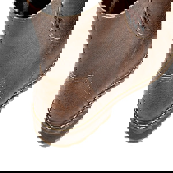 Embassy London Laviva High - Wool Brown - Women's wide fitted leather higher ankle boot wool lined