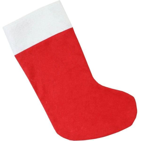 38cm Red Felt Christmas Santa Stocking Hanging Sack for Festive Home Decor image 9
