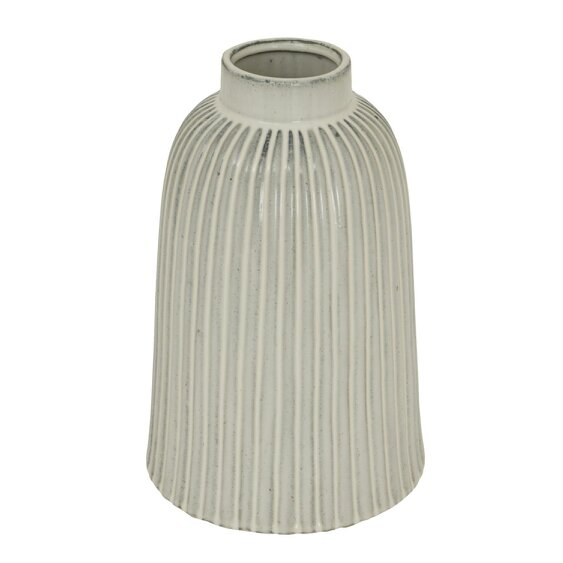 Hill Interiors Monte Bell Vase - White/Light Blue - One Size - White/Light Blue - 100% Mixed
