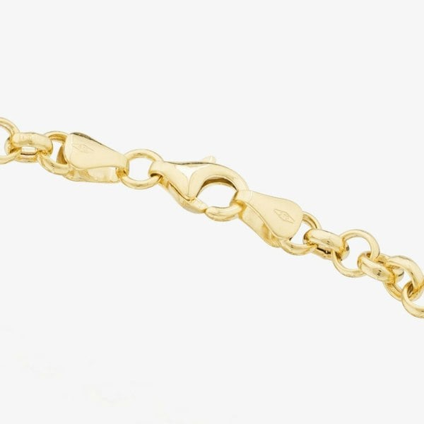 T. H. Baker 9ct Gold 8.5 inch Belcher Chain Bracelet HRB150-8.5