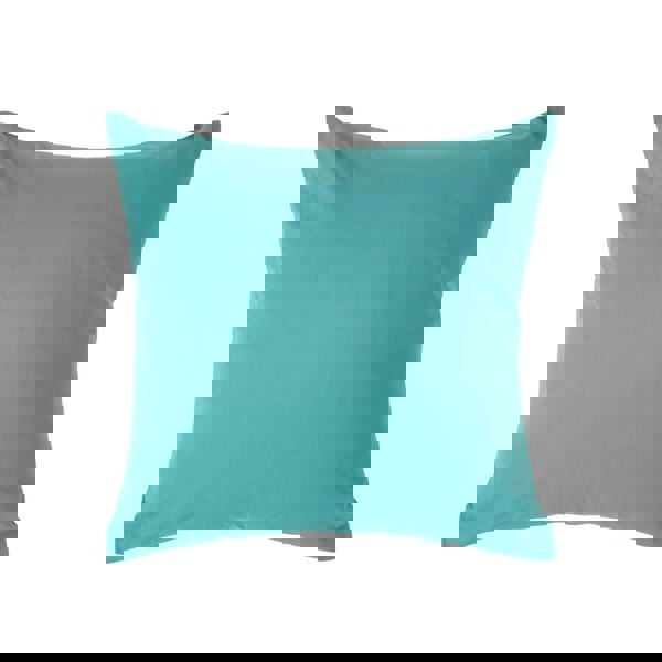 HOMESCAPES Crisp & Cool 200 TC Egyptian Cotton Percale Housewife Pillowcase, European Size