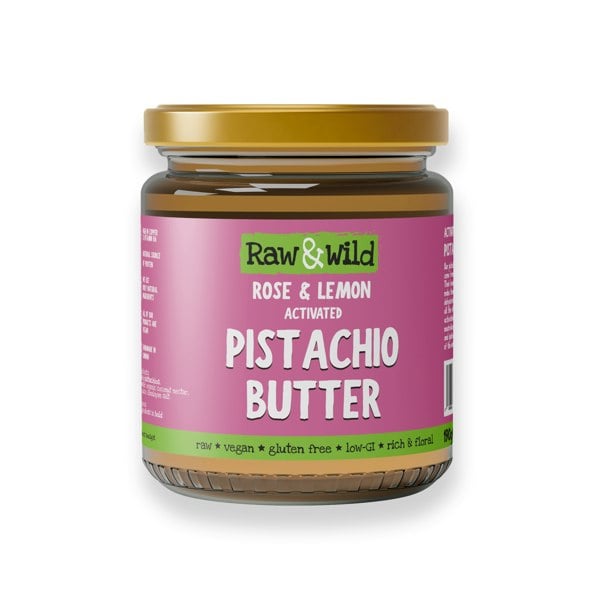 Raw & Wild Rose & Lemon Activated Pistachio Butter - 190g