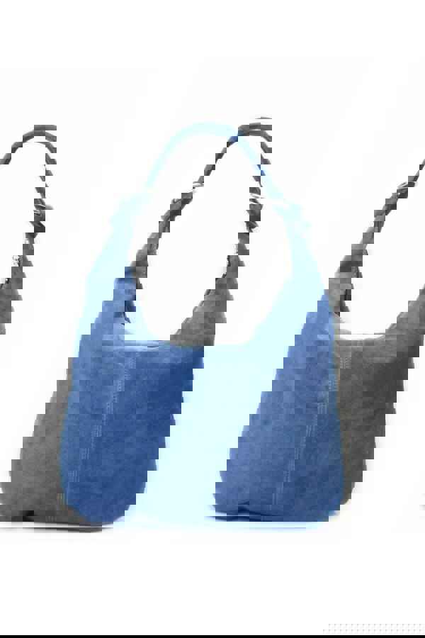 Kitise Large Slouch Italian Suede Leather Hobo Tote Bag