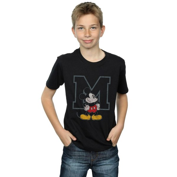 Disney Boys Mickey Mouse Classic M T-Shirt - Black