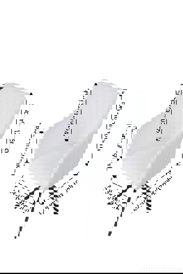 Living and Home White Upholstered Leisure Swivel Chair with Metal Legs