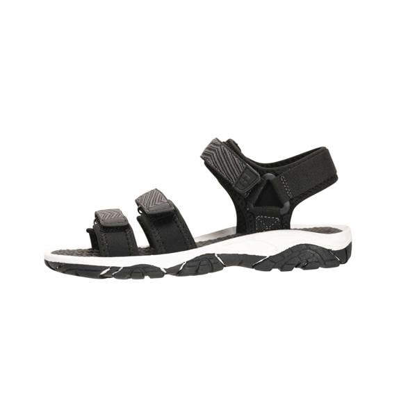 Mountain Warehouse Childrens/Kids 3 Touch Fastening Strap Sandals - Black - 