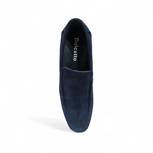 Dolcetto Men's Suede Loafers Lightweight Slip-On Casual Shoes