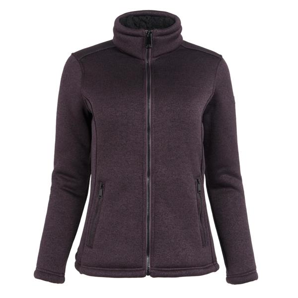 Regatta Womens/Ladies Razia II Full Zip Fleece Jacket - Deep Plum/Black - 