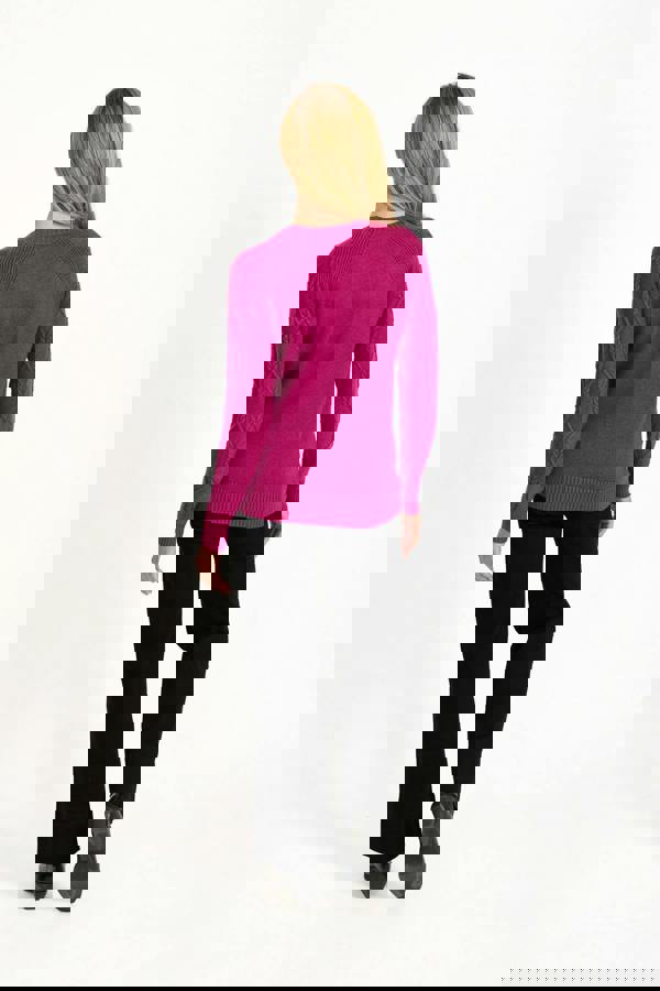 Wheat Cable-Knit Jumper