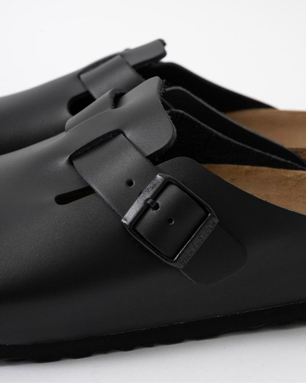 Birkenstock Boston Natural Leather Unisex Clogs