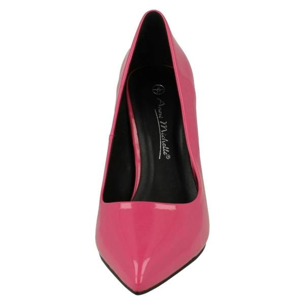 Anne Michelle Ladies Anne Michelle Patent Court Shoes