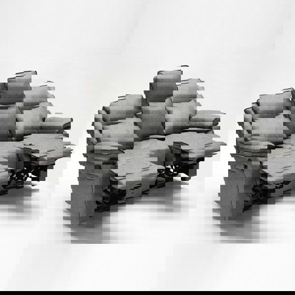 Furniture One Manual Recliners Sofa Set,105–135 Degrees Recliner Padded Sofa with Adjustable Backrest