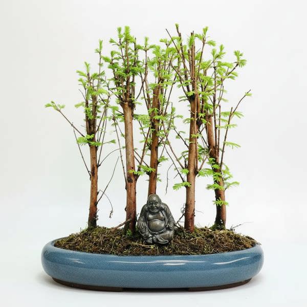 Yorkshire Bonsai Dawn Redwood (Metasequoia) Bonsai Tree Forest | Upright | In 35cm Pot