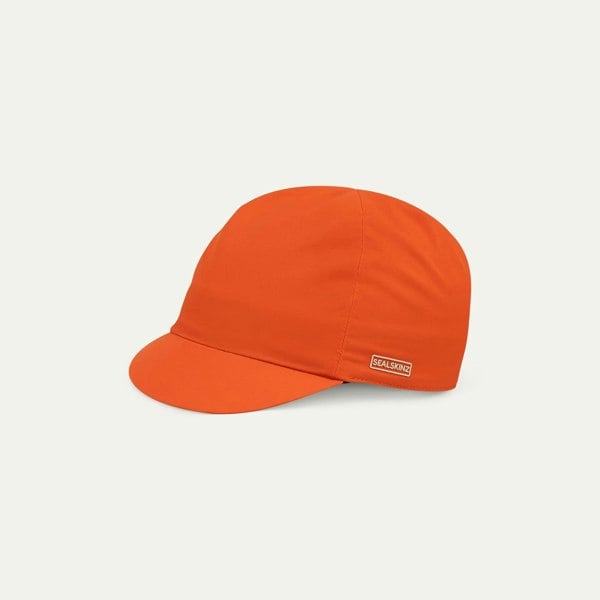 Sealskinz Trunch Waterproof All Weather Cycle Cap - Orange