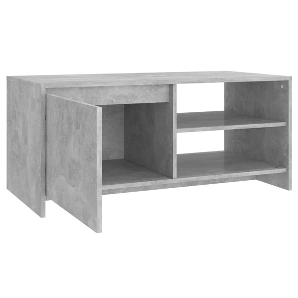 Berkfield Coffee Table Concrete Grey 102x50x45 cm Engineered Wood