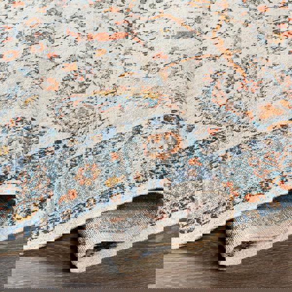 Livabliss Huntington Beach-Vintage Orange Blue Beige In- & Outdoor Rug
