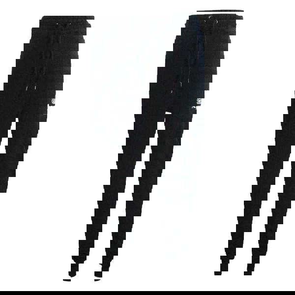 Aquascutum Mens Active Basic Ribbed Jogging Bottoms - Navy Blue