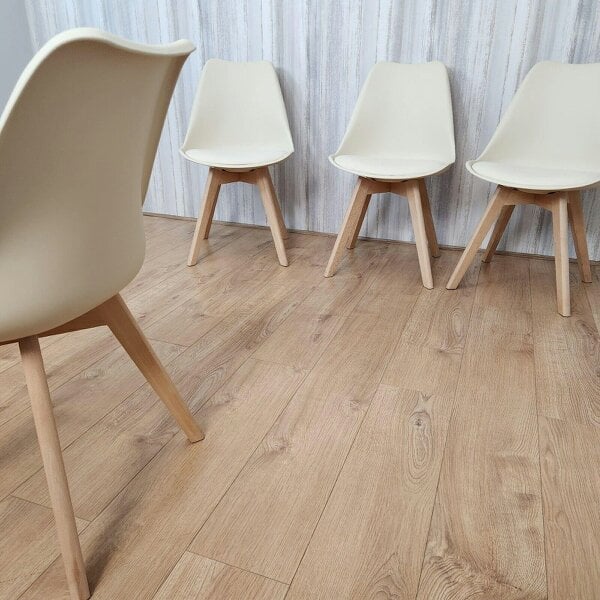 Kosy Koala Dining Chairs Set of 4 Cream Leather Kitchen Chairs
