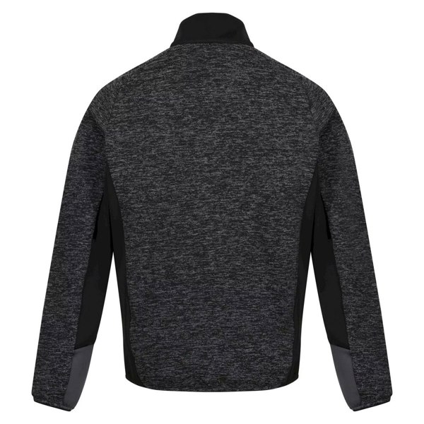 Regatta Mens Coladane IV Full Zip Fleece Jacket - Black/Dark Grey