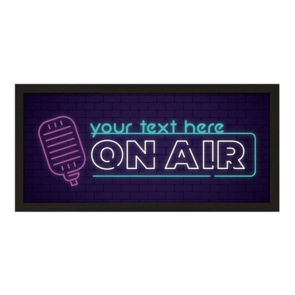 Personalised Wall Art Framed Print On Air Studio