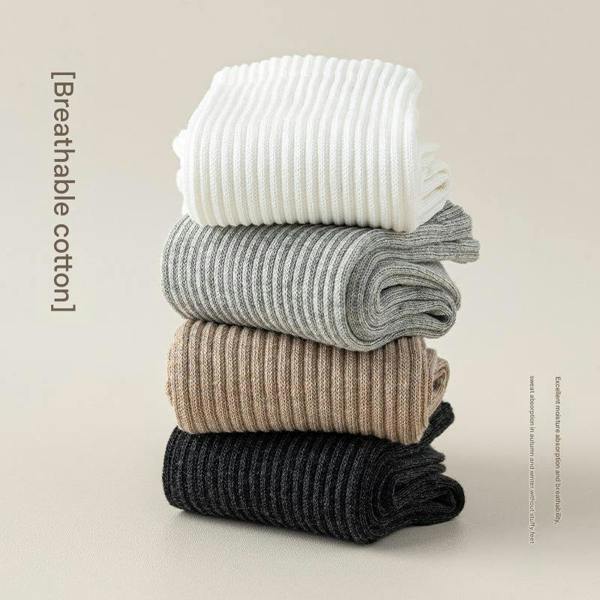 Anniou Men's Boneless Cotton Socks