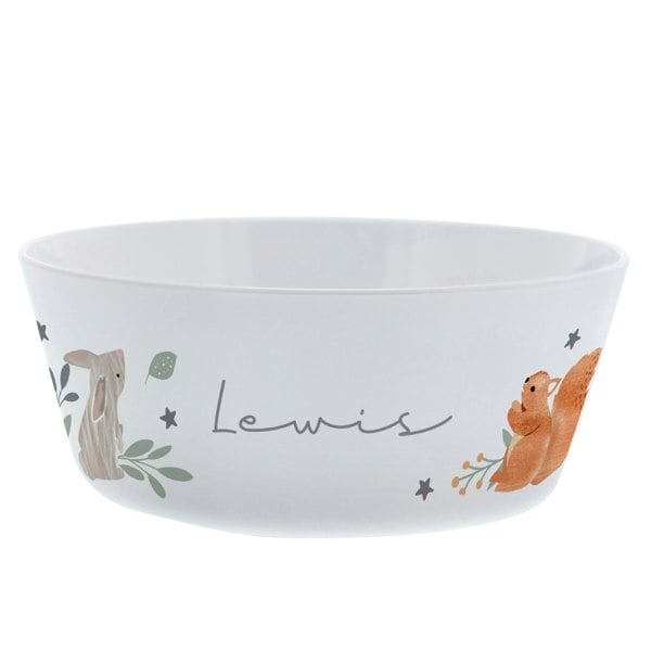 Personalised Memento Company Personalised Woodland Animals Bowl