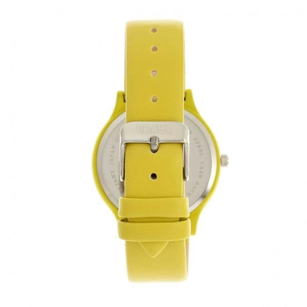 Crayo Jubilee Unisex Watch - Yellow - CRACR4604
