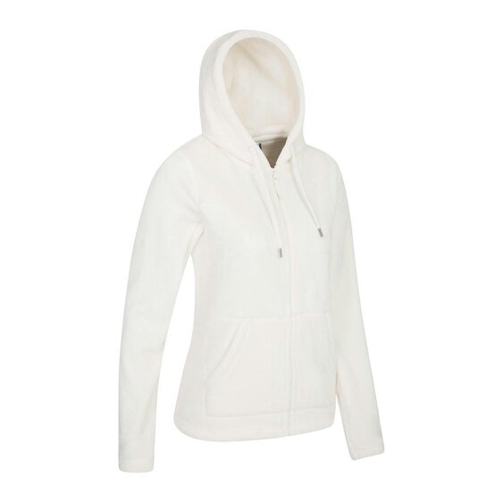 Mountain Warehouse Womens Snaggle Fleece Hoodie - Cream - Cream - 100% Polyester