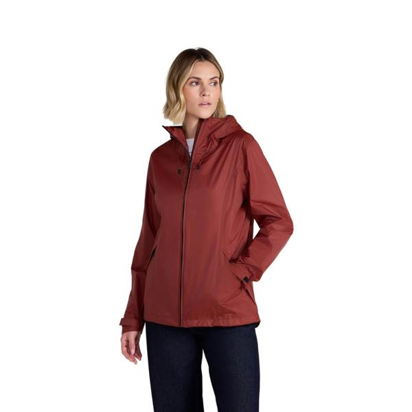 Animal Womens/Ladies Swerve Lightweight Waterproof Jacket - Rust - 
