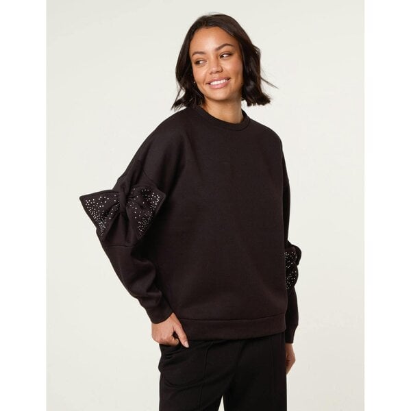 Blue Vanilla Bow Sleeve Sweatshirt