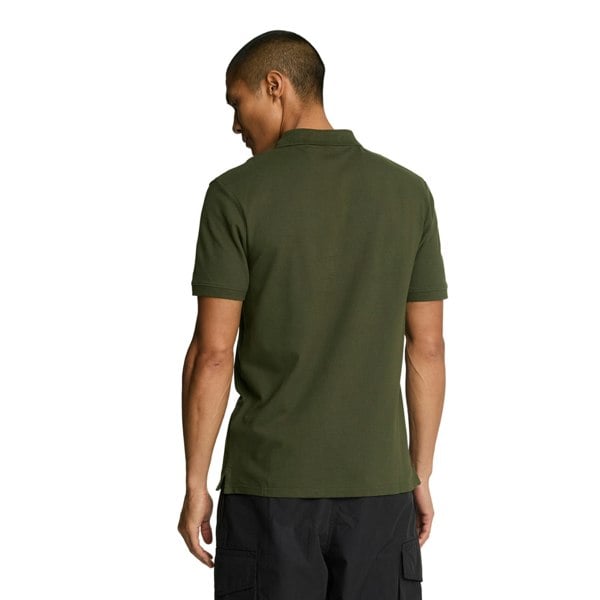 Lyle & Scott Mens Plain Polo Shirt - Olive