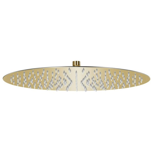 Berkfield Rain Shower Head Stainless Steel 40 cm Round Gold