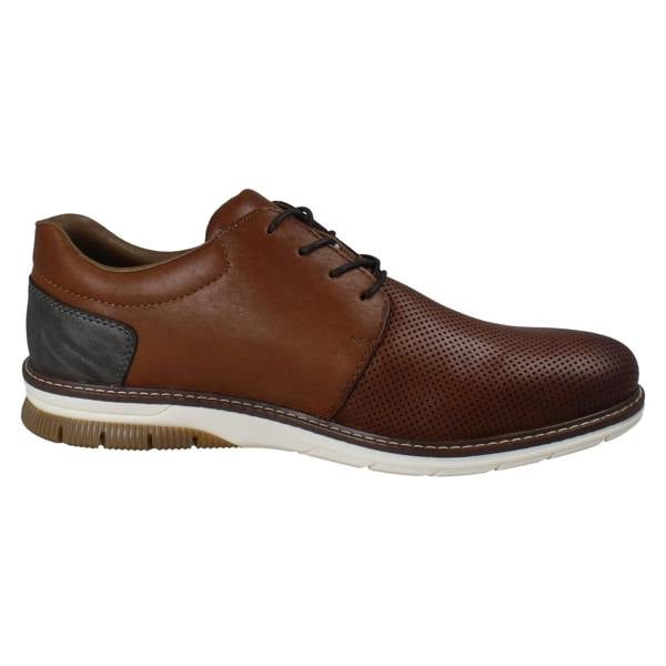Rieker Mens Rieker Smart  Casual Lace Up Shoes With Side Zip 14412