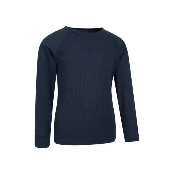 Mountain Warehouse Childrens/Kids Talus Plain Base Layer Set - Navy
