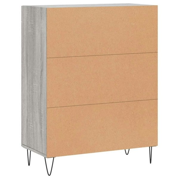 Berkfield Sideboard Grey Sonoma 69.5x34x90 cm Engineered Wood