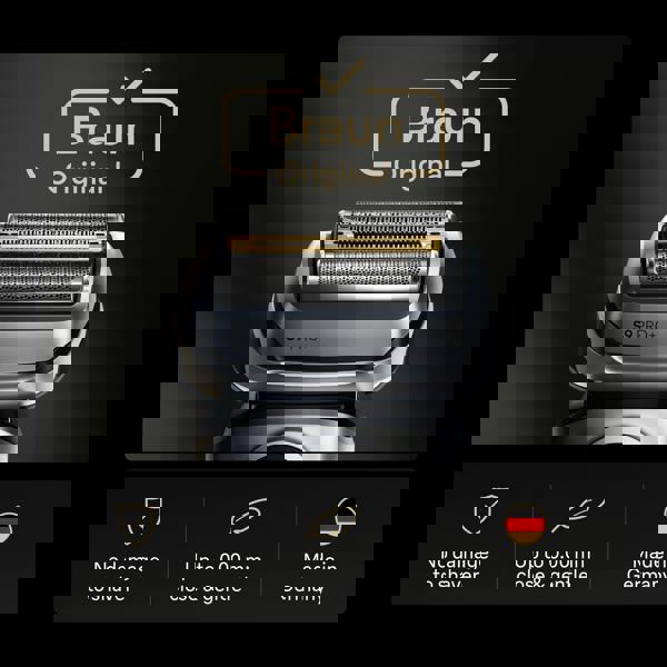 Braun Series 9 PRO+ Electric Shaver ORIGINAL Replacement Head, 96M